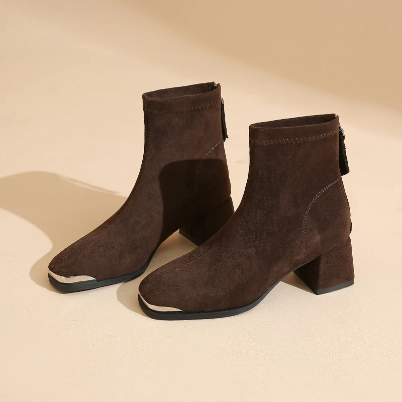 

Новые дизайнерские ботинки на платформе для женщин, весна-осень-зима, модная повседневная обувь, женские ботильоны в Англии, Botas De Mujer