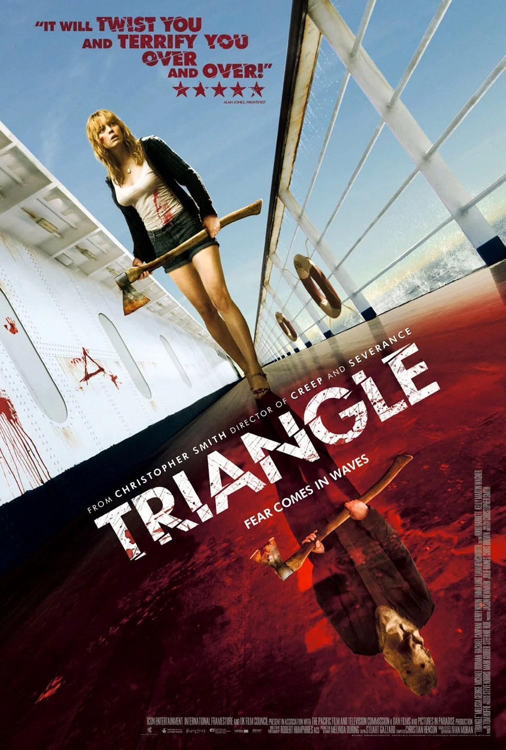 Movie Triangle (2009) Art SILK POSTER Wall Art Home Decorative painting
