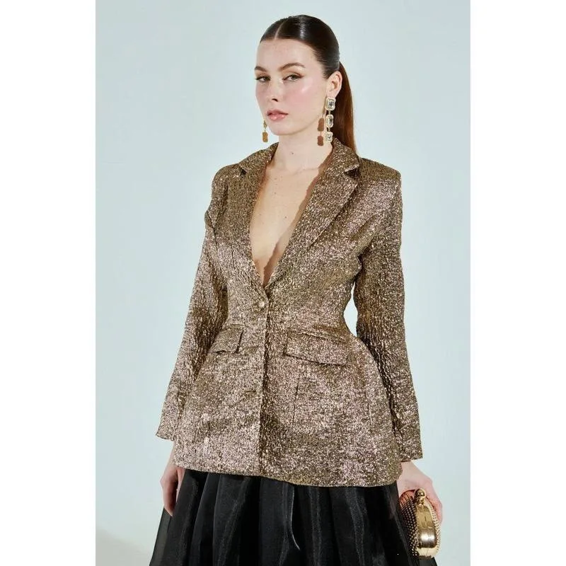 

Beaded Sve Women's Jacket Outerwear Elegant Sequin Suiting Spring 2026 Fashion Ladies Premium Quality