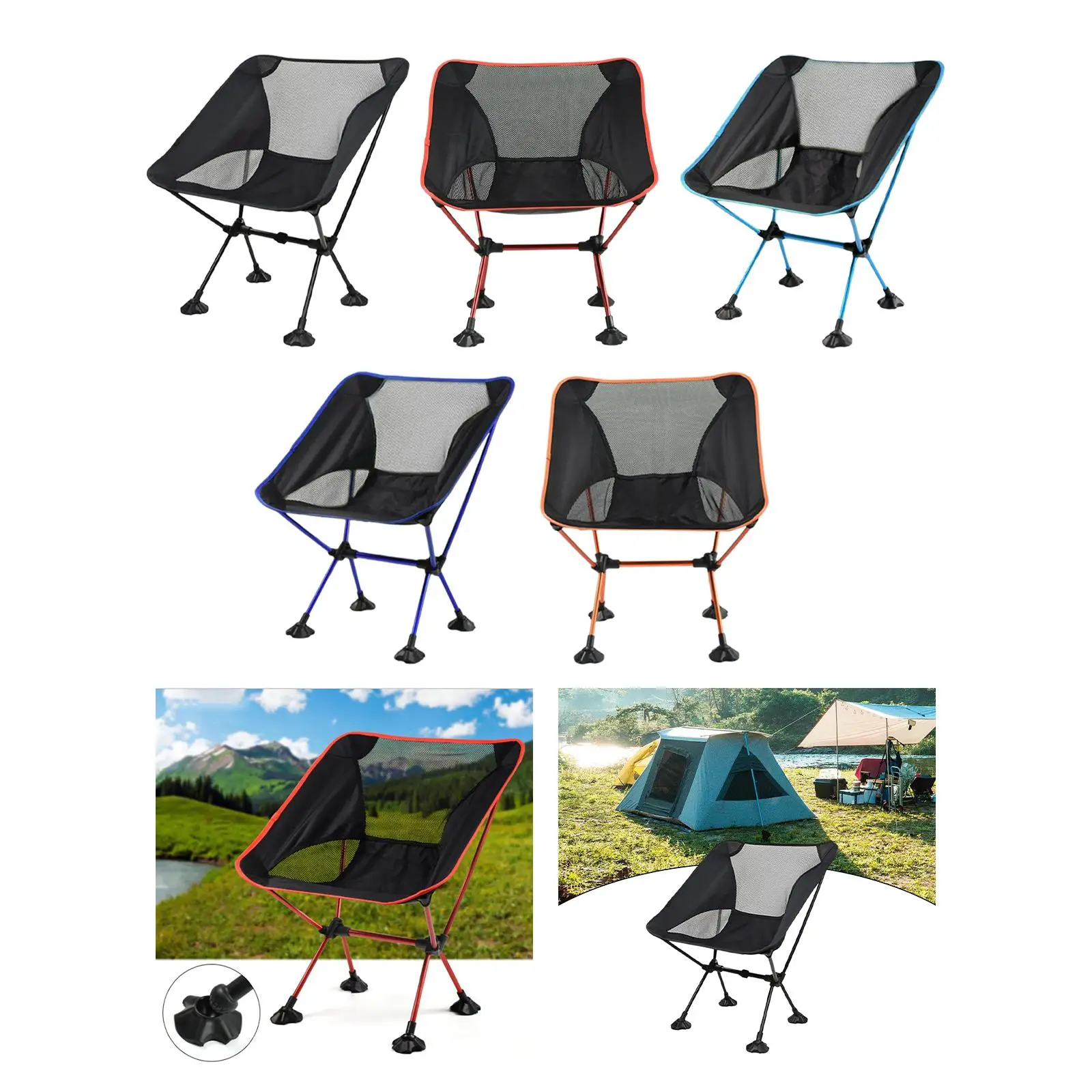 Lightweight Folding Camping Seat Lazy for Resting Hiking Painting