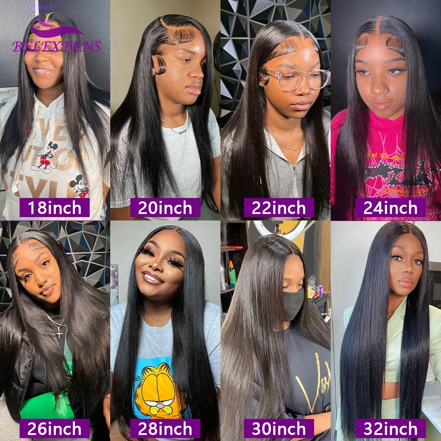 13x4 Straight Human Hair Lace Frontal Wig 26 inch Human Hair Wigs for Women Cheap Top Quality Preplucked Brazilian Hair Wigs