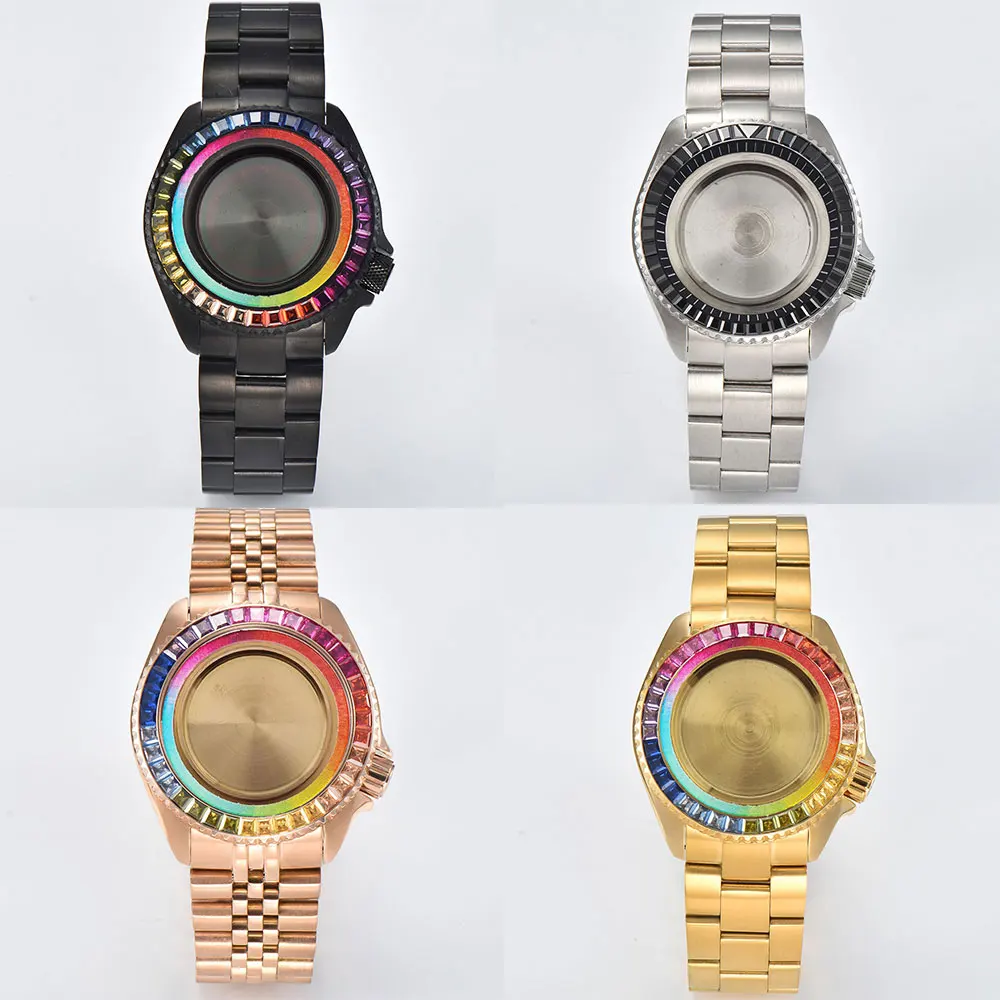 

Корпус NH35 41 мм, стальной корпус для часов, подходит для NH35 NH36, механизм nh34, корпус из драгоценных камней, аксессуары для часов, сапфировое стекло, корпус для часов