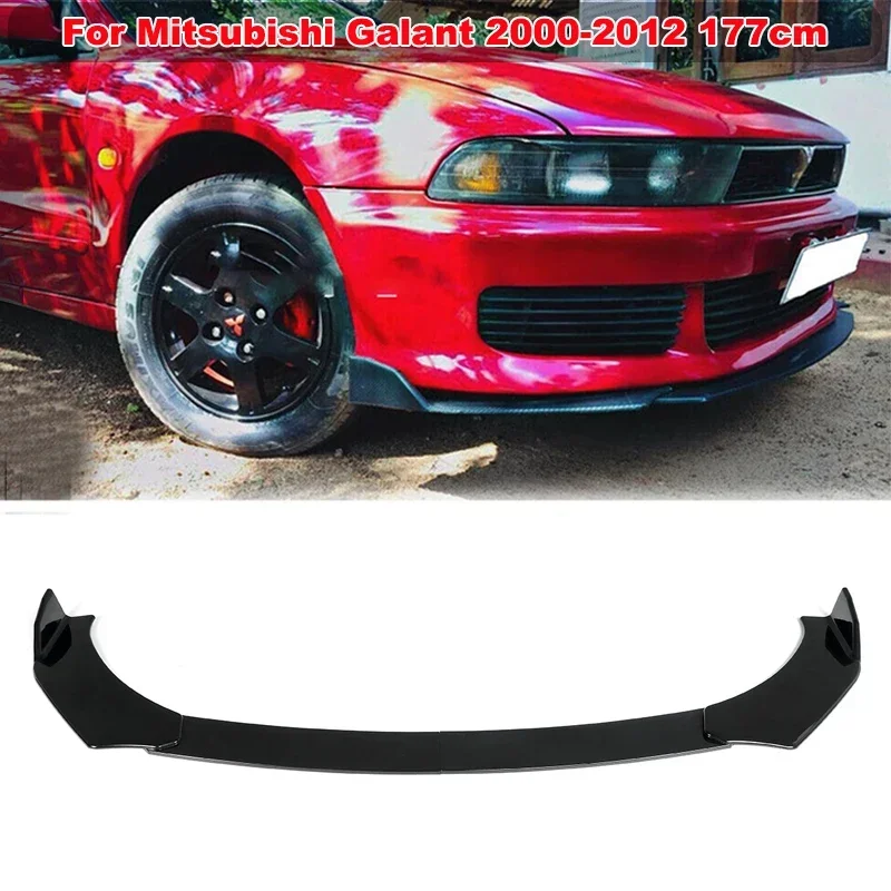 For Mitsubishi Galant 2000-2012 177cm Universal Can be Roted Front Bumper Lip Spoiler Side Splitter Body Kit Guard Deflector