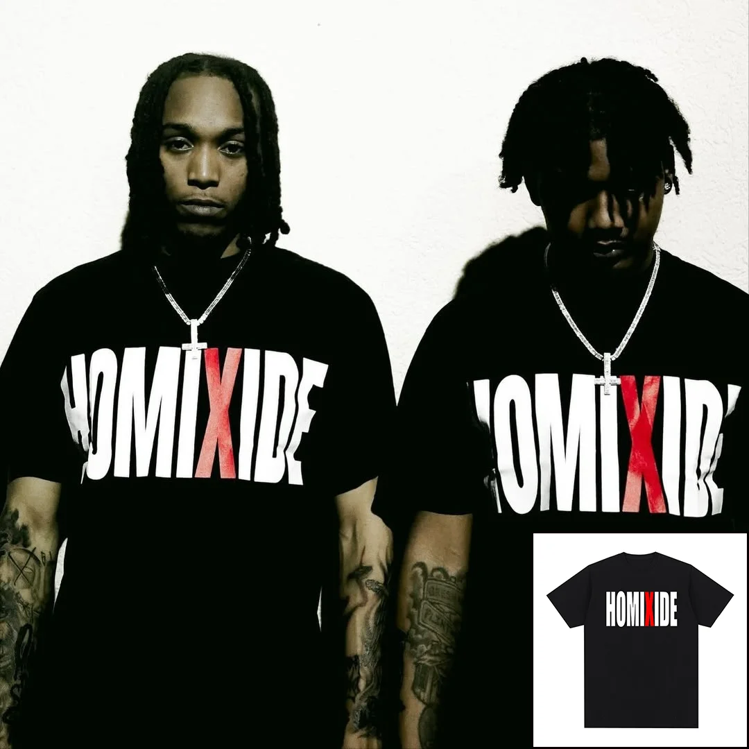 Футболка Homixide Gang в винтажном стиле, с изображением рэпера Playboi Carti, с принтом Opium, хип-хоп, хлопок, мужская футболка, новая футболка, женские топы