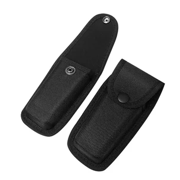 Große 13CM Schwarz Gürtel Nylon Tasche Oxford Beutel Klapp Messer Scheide Zangen Abdeckung Werkzeug Halter für Outdoor Camping Multitools