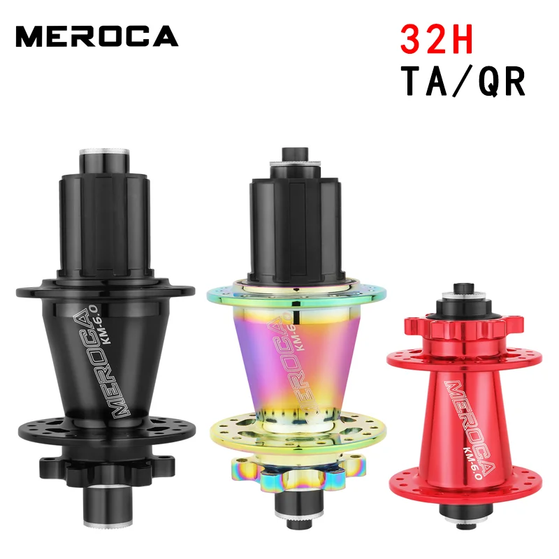 

MEROCA BOOST 32 Holes hub Thru Axle/Quick Release 5 NBK Sealed Bearing 8/9/10/11 Speed 100/142mm 100/135mm MTB bicycle Cube