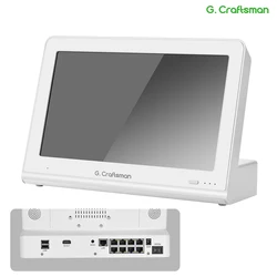 G.Craftsman 8-Kanal-POE-NVR mit Monitor für Shop & Store, Netzwerk-Videorecorder, Registeraufzeichnung, IP-Kamerasystem, Sicherheit XMEYE