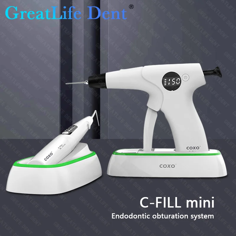 GreatLife Dent COXO C-Fill Mini Dental Gutta Percha Obturation Pen Gutta Percha Obturation System Cordless 3D Filling Endodontic