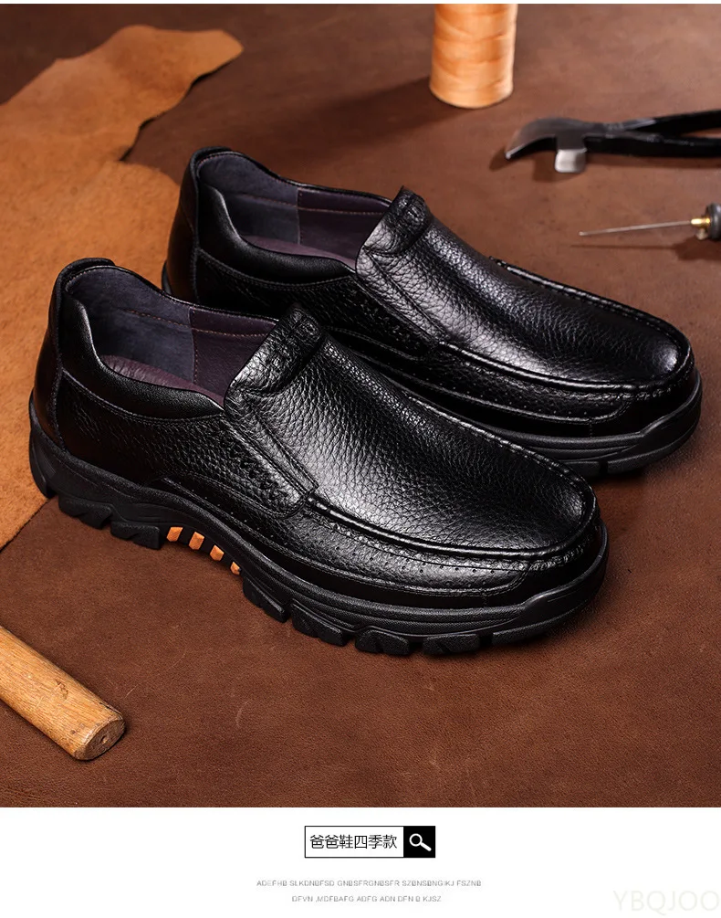 Echtes Leder Schuhe Männer Müßiggänger Weiche Kuh Leder Männer Casual Schuhe Neue Männliche Schuhe Schwarz Braun Slip-on