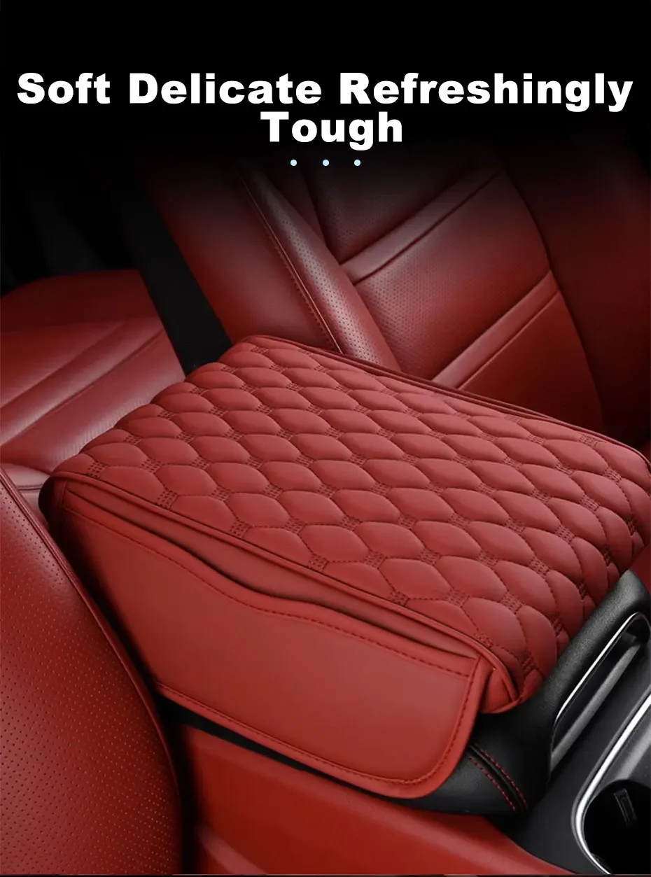 Auto Armlehne Pad Organizer Tasche Verdicken Memory Foam Anti Scratch Pads Center Konsole Auto Ellenbogen Rest Lagerung Tasche Waren – Detail 8