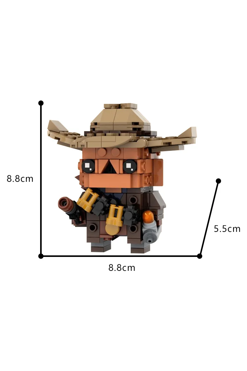 MOC Horror Movie Characters Ghoul Model Building Blocks Savage Demon Action Figure Assembling Brick Toy For Children Gifts