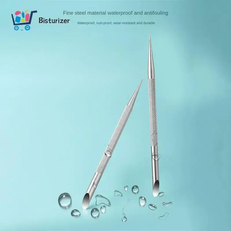 Double-ended Stainless Steel Cuticle Pusher Nail Manicures Remover Manicure Sticks Tool for Nail Art