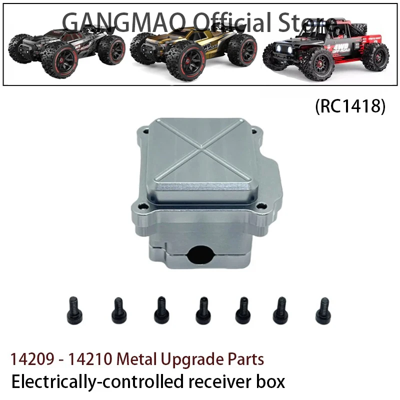 Mjx ハイパーゴー 1/14 アップグレードパーツ CNC アルミ製フロントステアリングコンポーネント メタル RCカー 14210 14209 アクセサリー用