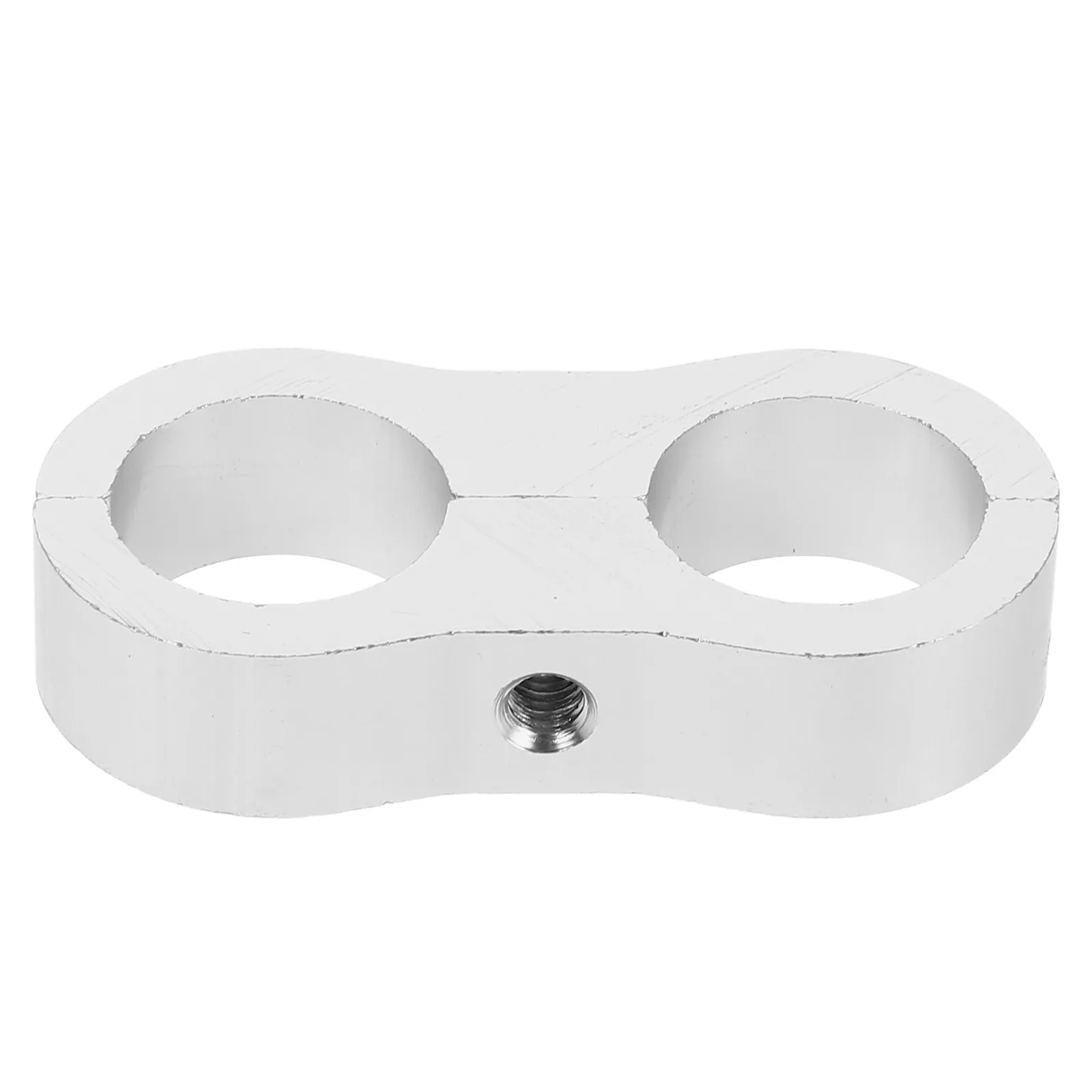 

Зажим-разделитель для топливных магистралей из алюминиевого сплава с двумя отверстиями, крепление для топливных шлангов, разделитель для модификации автомобиля, AN10, высококачественный