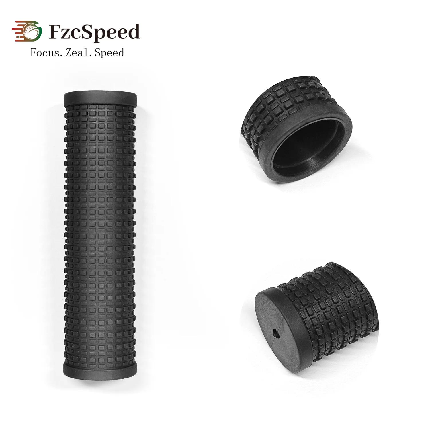 FzcSpeed 1 Pair  Bike Handlebar Grips MTB Bike Short Bar Twist Cover Handle Bicycle Accessories Soft Non-Slip-Rubber Hand Grip