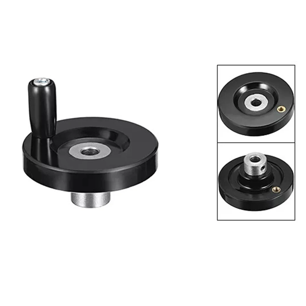 1set Hand Wheel 63mm Diameter 8mm Hole Diameter For Milling Machine Hand Crank Revolving Handle Hand Tool Rotating Handle
