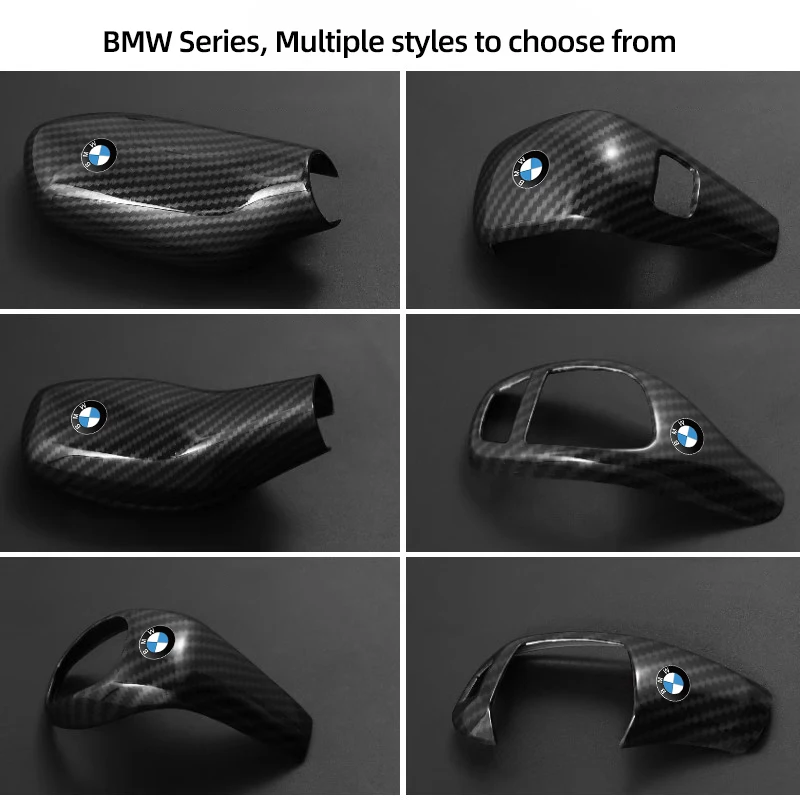 سيارة ألياف الكربون والعتاد التحول المقبض غطاء مقبض اكسسوارات لسيارات BMW M G30 G32 G01 G02 G05 G06 G07 G26 G23 F40 F20 G08 G16 F02 F01 #2