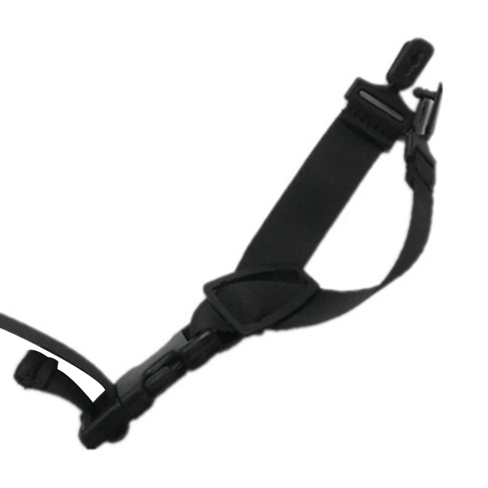 Light Weight Adjustable High Strength Safety Mandibular Fabric Strap(Black and Chin Rest Black or White for Random)