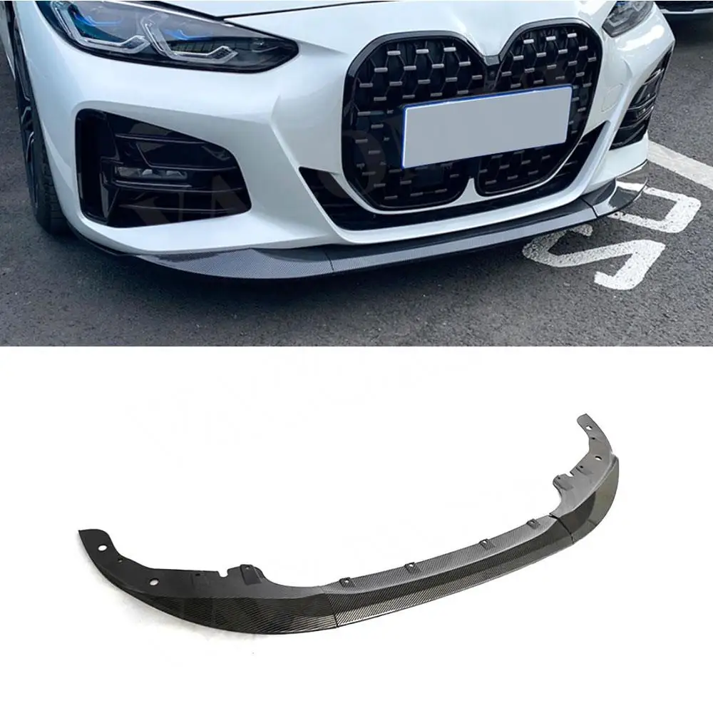 

Передний бампер VACOMUL из углеродного волокна, спойлер, боковые разветвители для BMW 4 серии G22 G23 M-Tech 2020 + 3 шт., защита переднего бампера