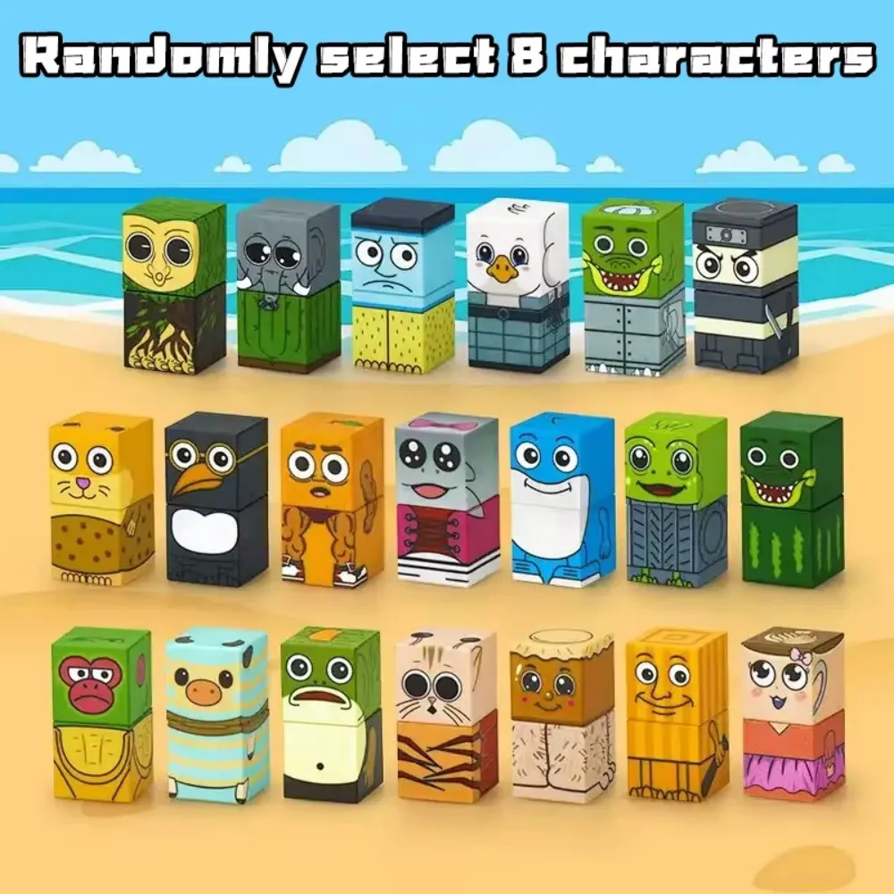 94pcs 어린이 자석 빌딩 블록 - Brainrot 캐릭터 DIY 장난감 및 Tung Sahur&Turarero STEM 교육 창의력