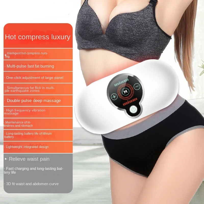 Intelligent Electric Abdominal Massage Instrument Abdominal Massager Weight Loss Automatic Heating Massage Belt Protector