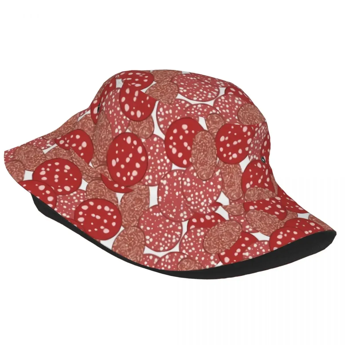 Custom Sausage Slices Bucket Hats Women Men Outdoor Sun Summer Fisherman Cap