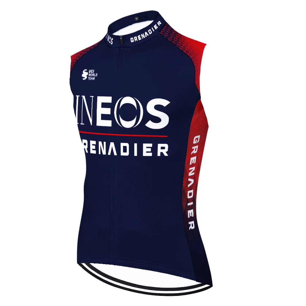2026 proteam ineos cycling jersey breathable summer sleeveless MTB Ropa Ciclismo grenadier maillot quick dry bike jersey