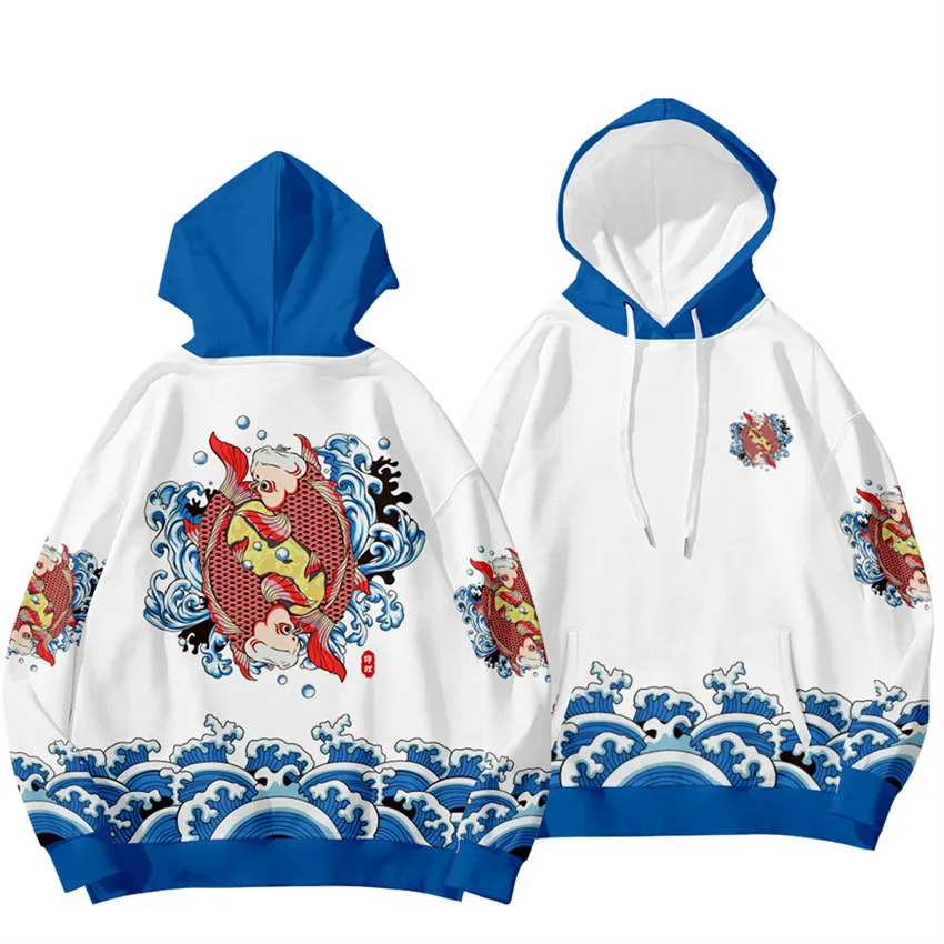 

Chinese Style Carp 3D Digital Printing Sweatshirt Hoodies Men/Women Autumn Winter Pullover Hoodie Fashion Harajuku Jacket Coat