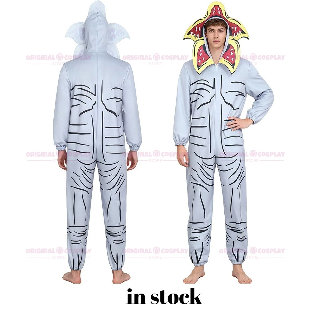 

Fall Winter Thicken Cannibal Flower Cosplay Costume Fashionable Comfortable Pajamas for Adults Movie Merchandise White