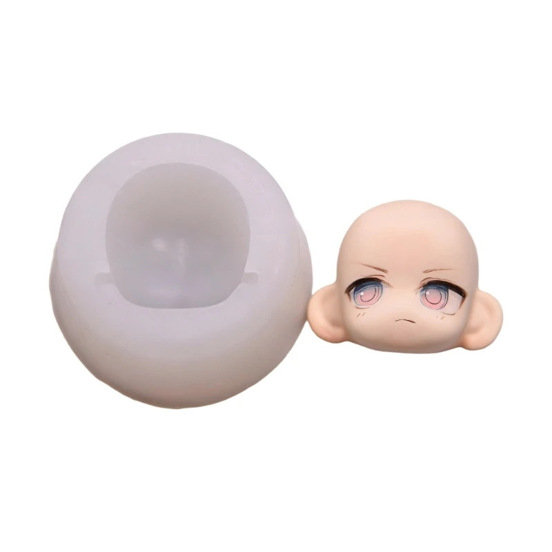 Silicone Animation Cartoon Figure Face Making Mold Miniature Doll Face Mould Easy Release Jewelry Tool