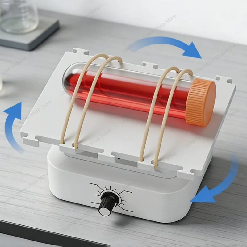 Lab Orbital Shaker Mini Desktop 360° Rotating Adjustable Speed 30-120RPM Type-C Mixer for Research