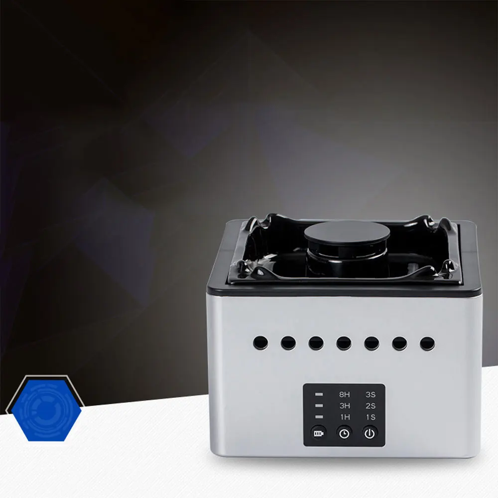 Cenicero multifuncional, purificador de aire, generador de iones negativos, purificador de humo pequeño para el hogar