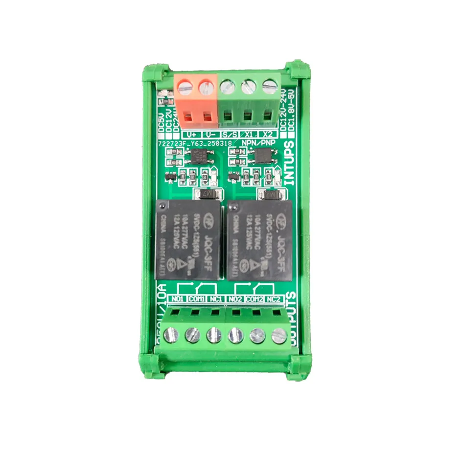 Relay Output Module Module Optocoupler Photoelectric Isolation 5V/12V/24V Microcontroller PLC Signal Amplification
