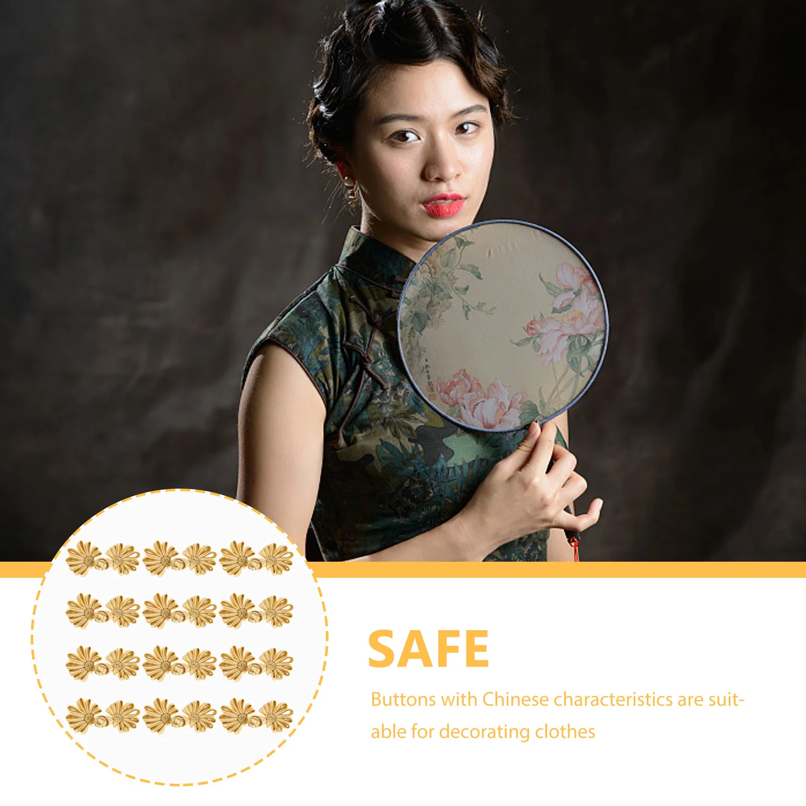 

12pcs Hanfu Handmade Frog Buttons Chinese Style Closure For Sewing Cheongsam Traditional Clothing Accessories Craft