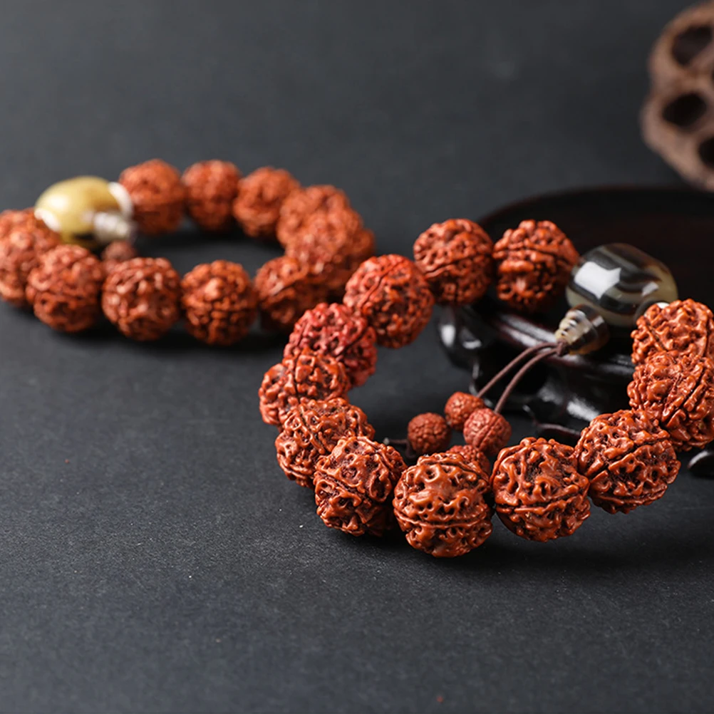 

Great Vajra Ornament Buddha Beads Bracelet Stylish Hand Decor Elastic Classical Fashion Beading Bamboo