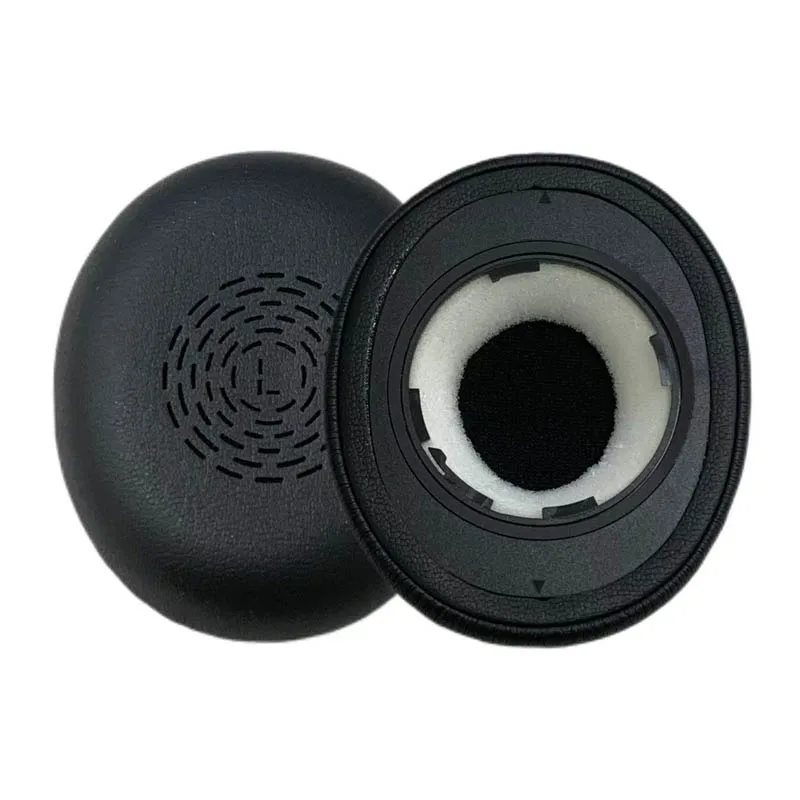 مناسبة ل Jabra Evolve2 65UC/MS فليكس بطانة للأذن سماعة كم الإسفنج وسادة أغطية للأذنين الجلدية