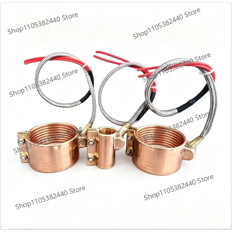 Copper Injection Molding Heater Band, Fully Enclosed Electric Heating Ring, Anti-Leakage 220V/380V High Temperature for Extruder