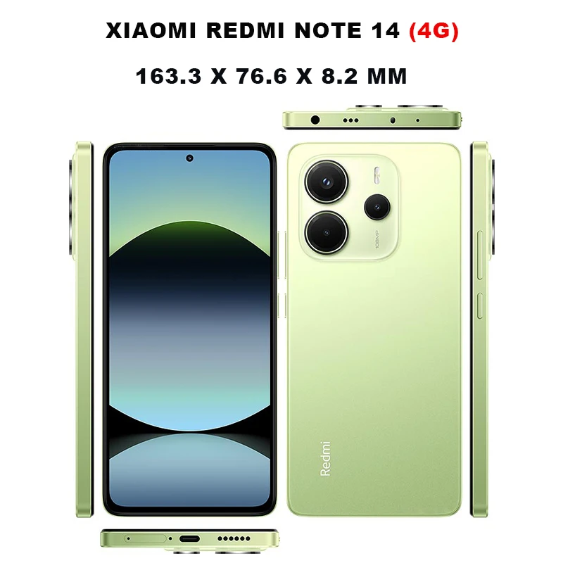 Oleophobes Schutzglas für Xiaomi Redmi Note 14, blendfreier Displayschutz aus gehärtetem Glas – Detail 2