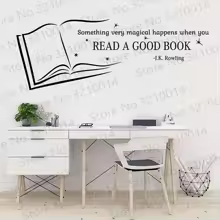 Read A Good Book Wall Quotes