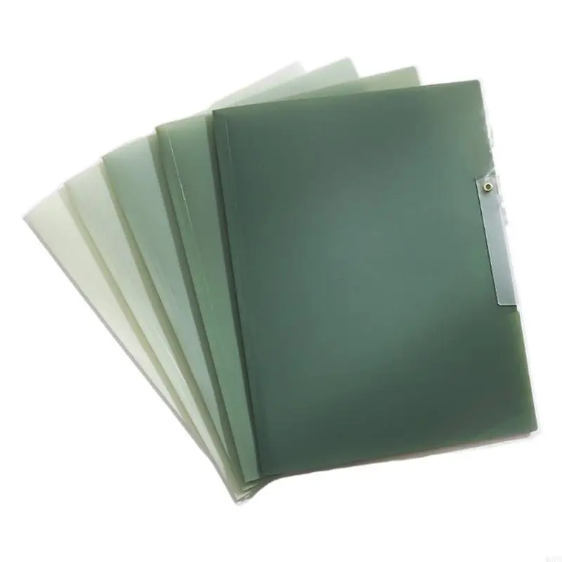 5pcs Folder File Besar Dengan Penjepit Rotating Hold 40 Sheets 12x18inch File Lengan
