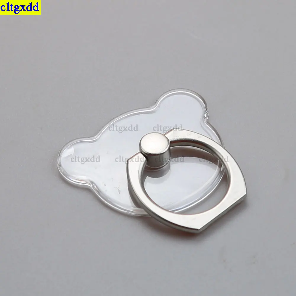 Cltgxdd 1piece Transparent Ring Phone Holder FOR iPhone XS Huawei Samsung Smartphone Ring Holder Car Holder Universal