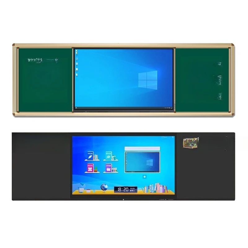 

Blackboard teaching all-in-one machine, conference training, green board, whiteboard, multimedia touch nano-smart blackboard
