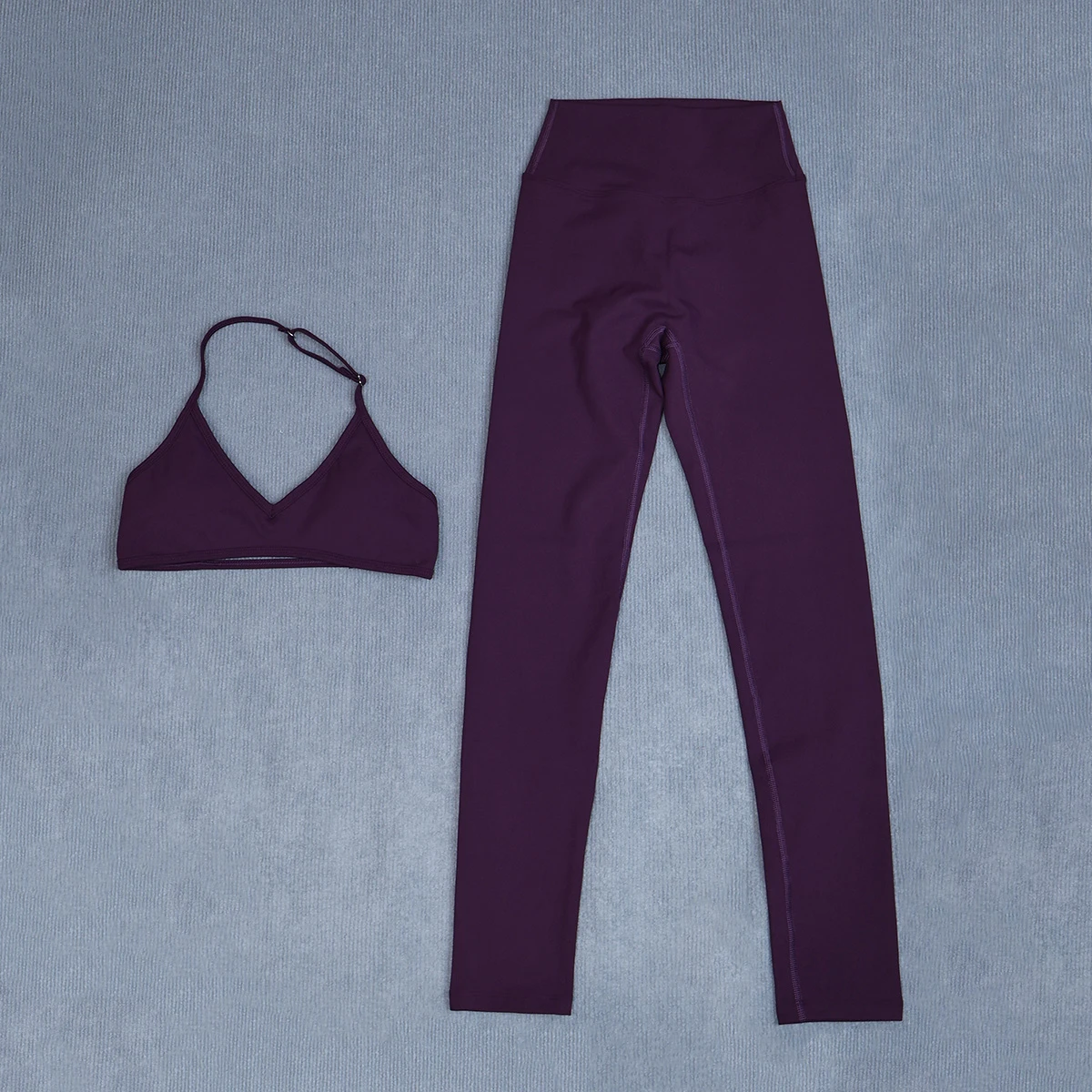 Ctenkevet Hochtailliertes Yoga-Set für Frauen Schnelltrocknende Atmungsaktive Sommer-Trainingskleidung für Outdoor-Laufen und Fitness-Aktivitäten – Detail 29