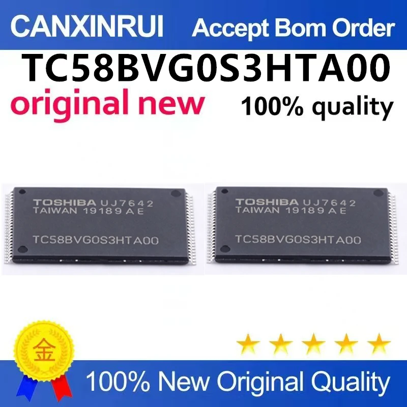 （5pcs-10pcs）Brand new original TC58BVG0S3HTA00 TSOP-48 128M/1GB FLASH flash memory chip