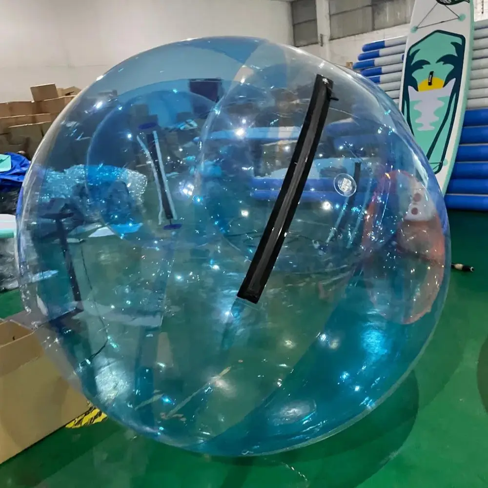 

HIBADOU 0.8mm TPU Dance Ball Inflatable Walking Water Ball 2m Dia Human Hamster Ball Giant Inflatable Ball Zorb Ball For Sell