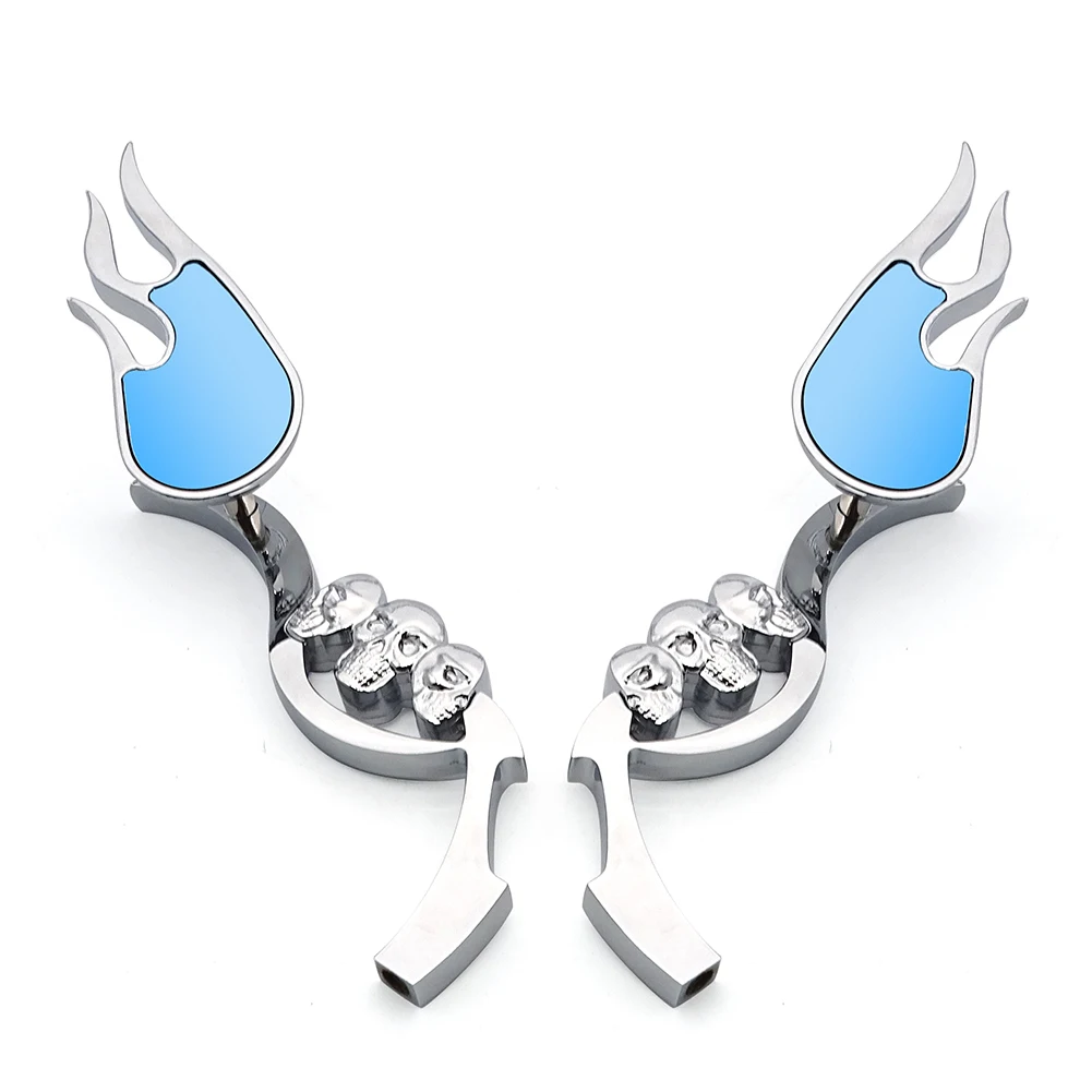 

2 шт./пара, 8 мм, 10 мм, хромированные заднее зеркало с ЧЕРЕП-ПЛОМ, ДЛЯ HARLEY DYNA, SOFTAIL SPORTSTER ROAD KING