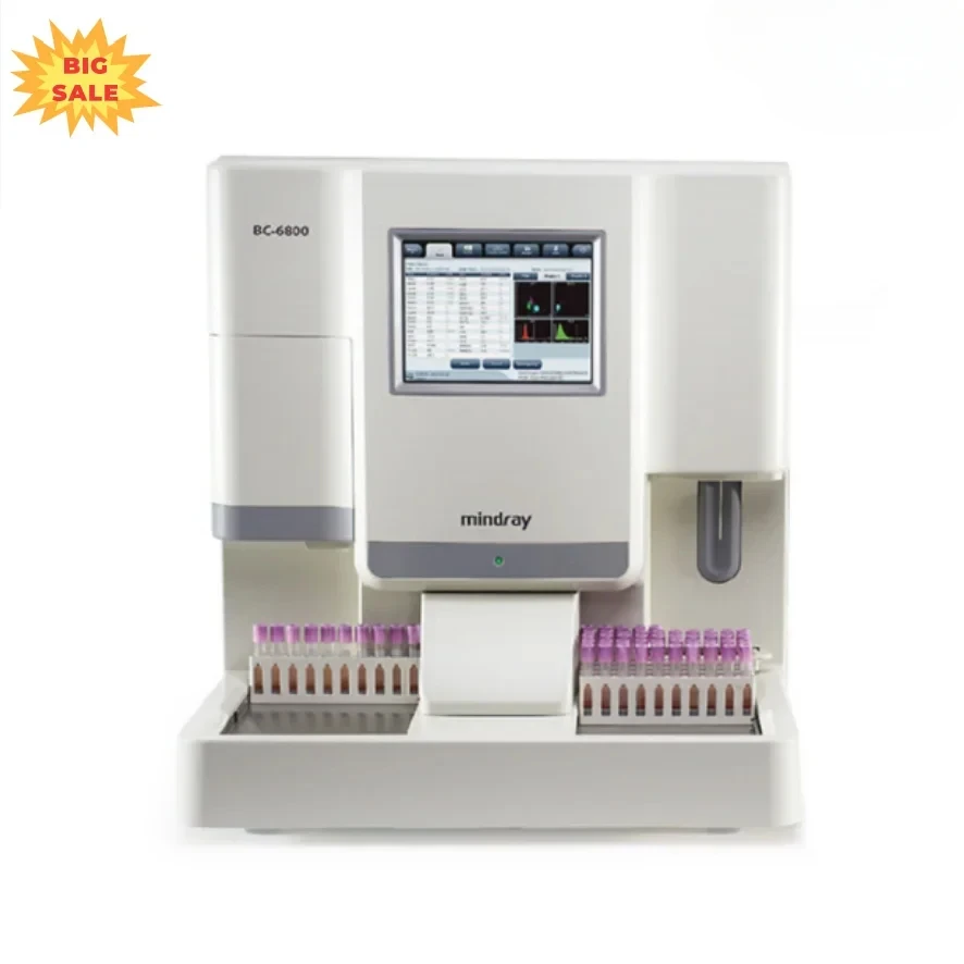 ICEN 125 Tests/hour Mindray Bc-6800 Auto Analyzer with Malaria Screening 3d Analysis