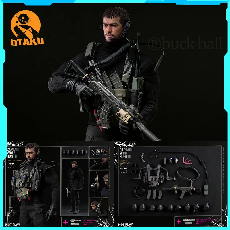 

New Hot Play 1/12 Captain Wolf Hunter Action Figure Hp001 Captain Wolf Hunter Animr Figures Collection Deluxe Edition Statue Toy