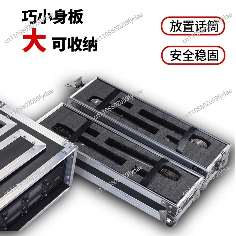 New Large Screen Transmission Card and Video Processor, Aviation Case Suitcase, Digital Power Amplifier Case, 2U