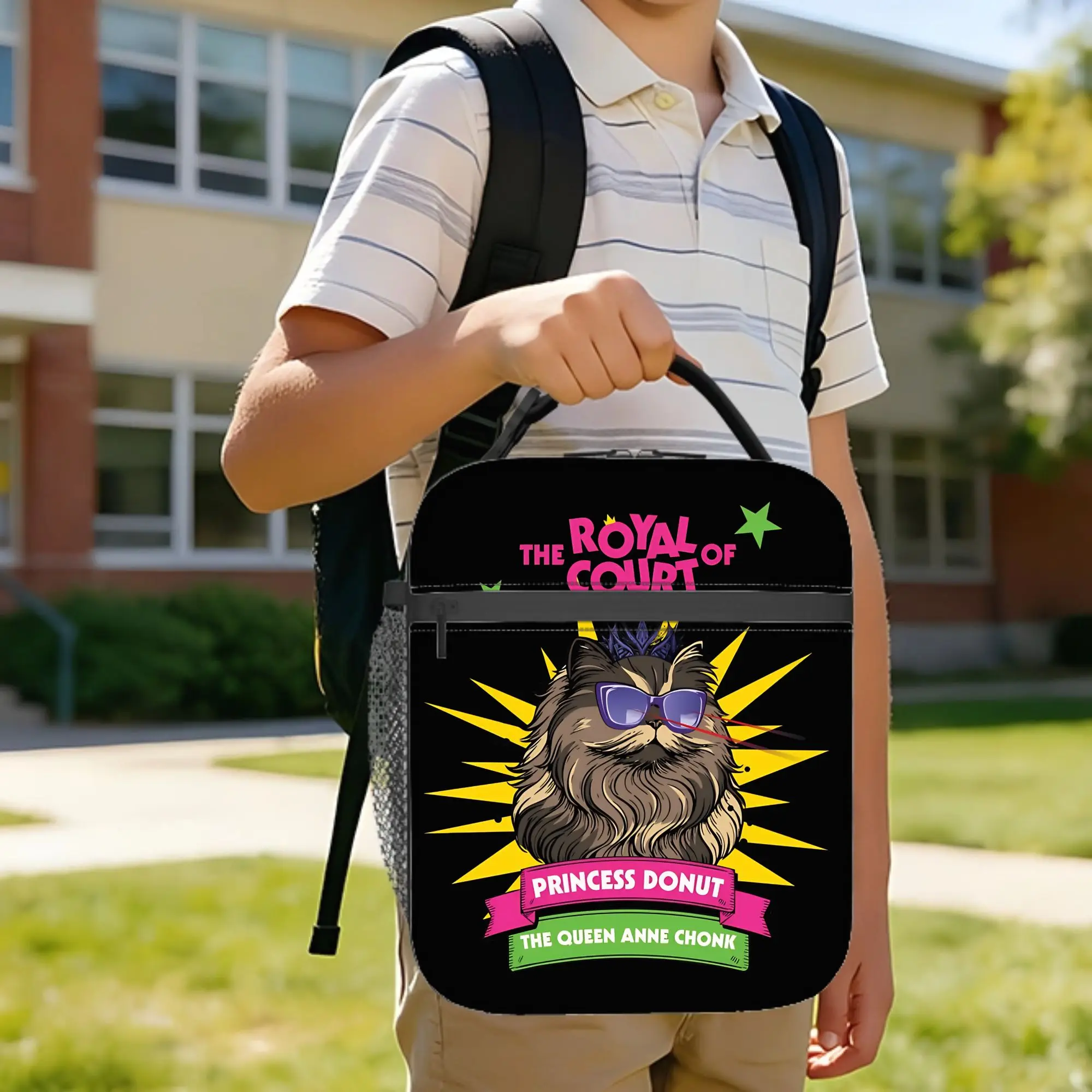 The Royal Court Dungeon Crawler Carl Insulated Lunch Bag Portable  Reusable Cooler Bag Tote Lunch Box Food Storage Bags
